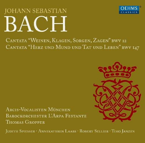 Bach: Cantatas "Weinen, Klagen, Sorgen, Zagen" & "Herz und Mund und Tat und Leben" (Music CD)