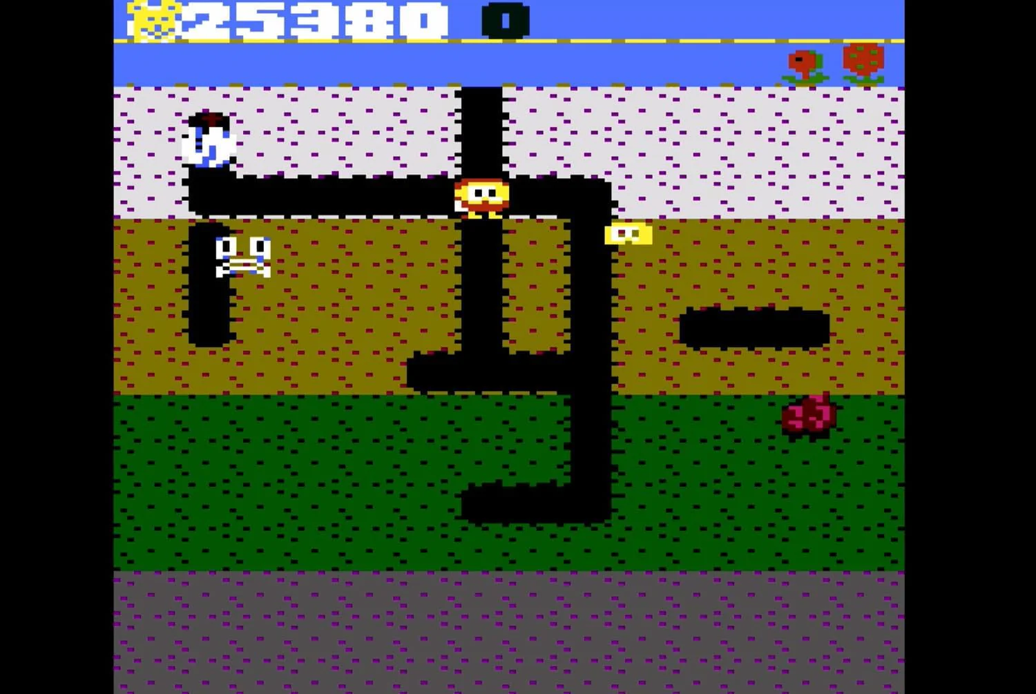 DIG DUG (compatible with Atari 2600+, Atari 7800+ and Atari 7800 video game systems) - Image 5