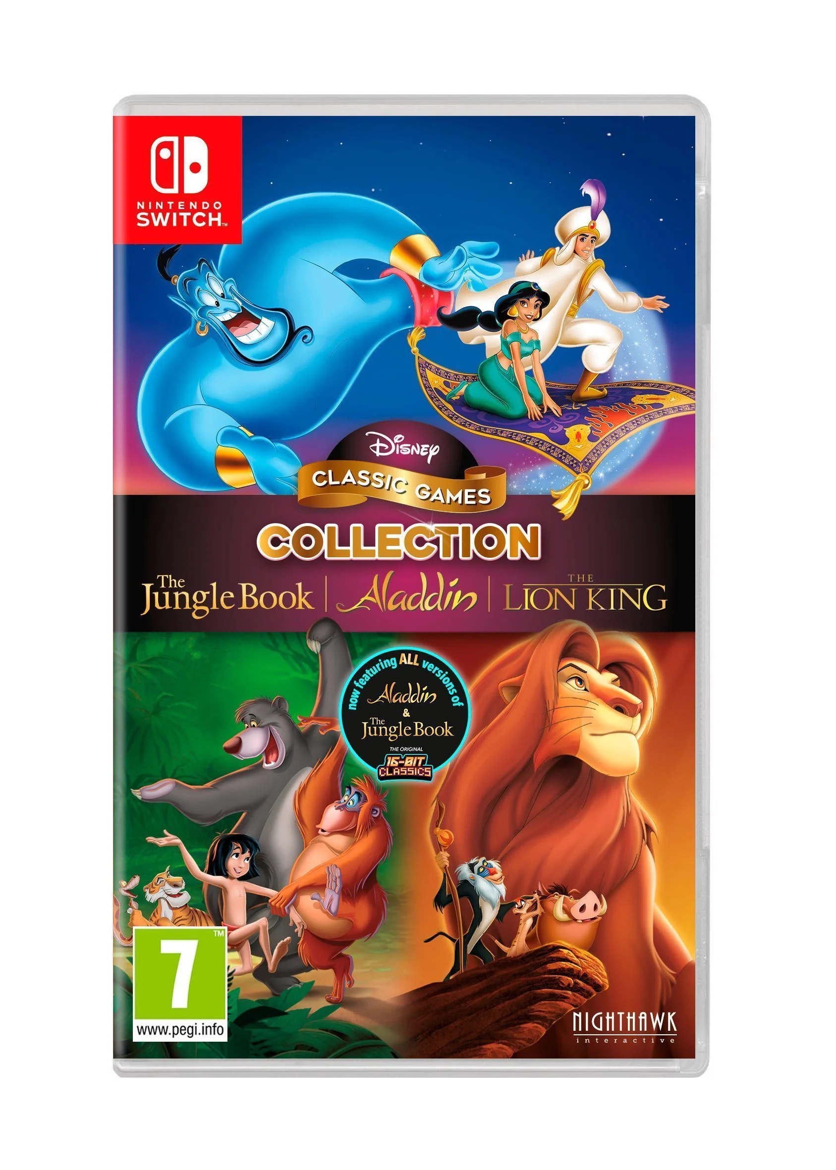 Disney Classic Games Collection: The Jungle Book, Aladdin, & The Lion King (Nintendo Switch)