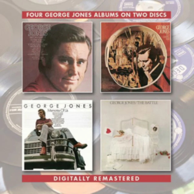 George Jones - George Jones/In a Gospel Way/Memories of Us/The Battle [CD / Album]