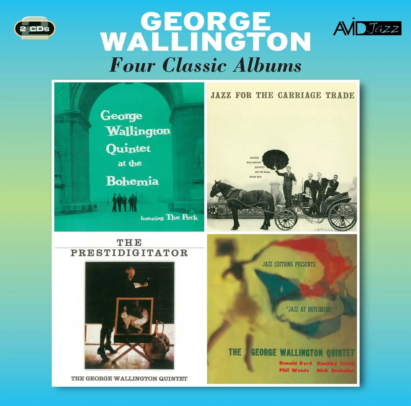 George Wallington - Four Classic Albums (At the Bohemia/Jazz for the Carriage Trade/Jazz at Hotchkiss/The Prestidigitator) (Music CD)