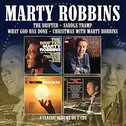 MARTY ROBBINS - THE DRIFTER / SADDLE TRAMP / WHAT GOD HAS DONE / CHRISTMAS WITH MARTY ROBBINS (Music CD)