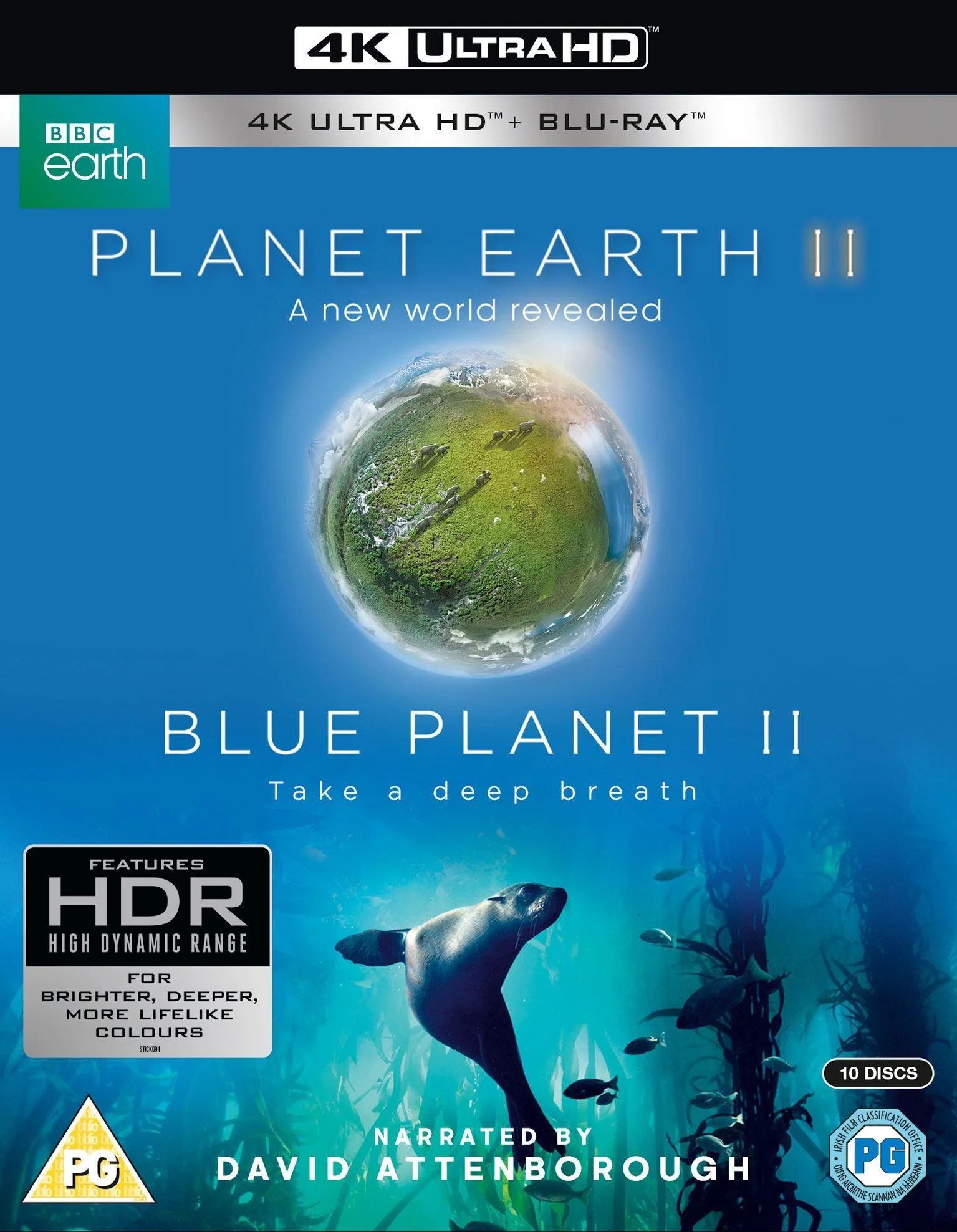 Planet Earth II & Blue Planet II Boxset (4K UHD Blu-ray + Blu-ray)