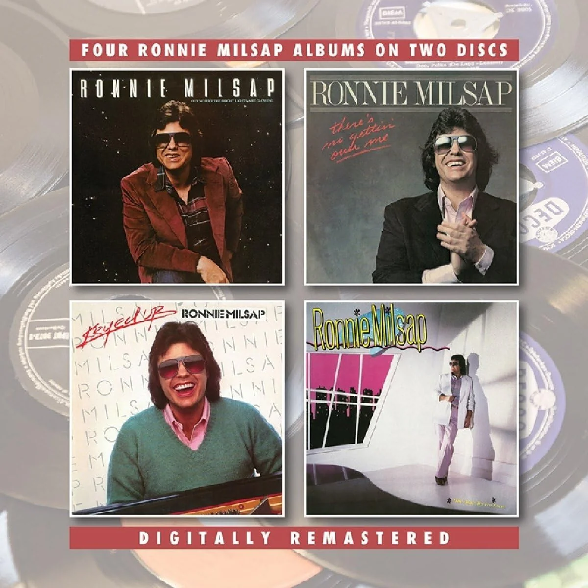 Ronnie Milsap - Out Where the Bright Lights Are Glowing/There's No Getting Over Me (Music CD)