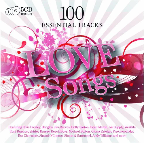 Various Artists - 100 Essential Tracks - Love Songs (5 CD) (Music CD)